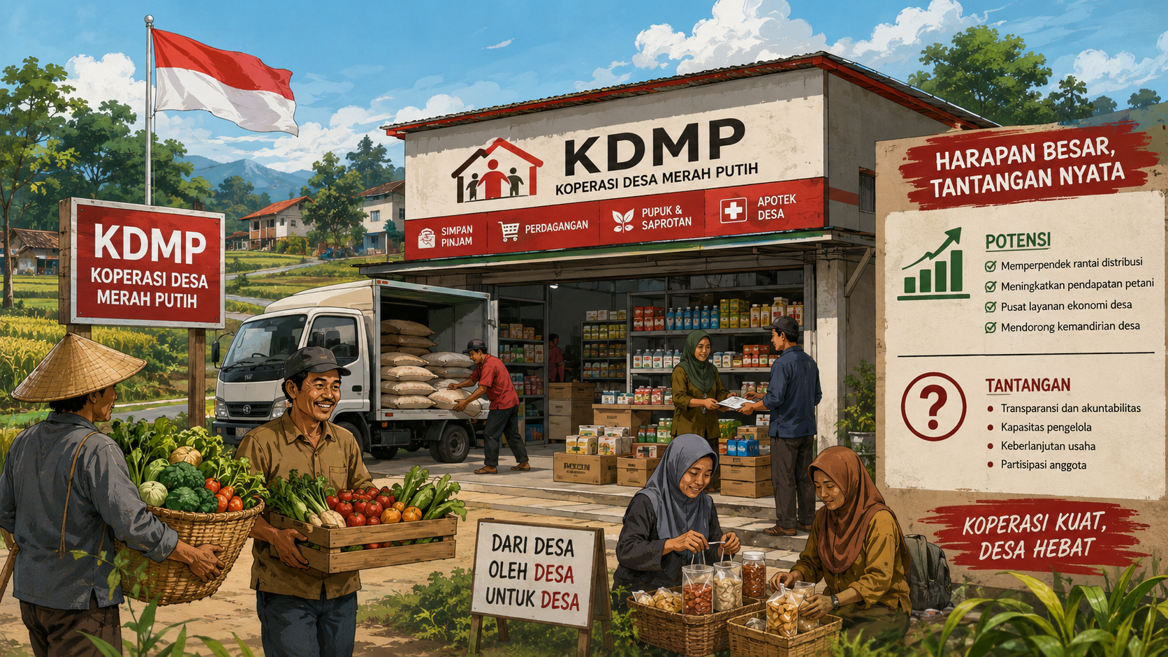 KDMP: Proyek Raksasa Desa yang Menjanjikan, Tapi Menyisakan Banyak Tanya  Oleh: Redaksi