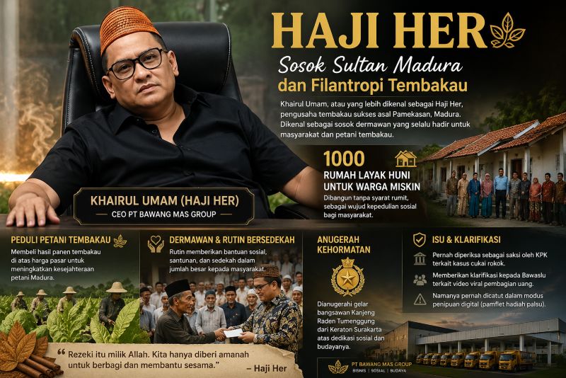 Haji Her: Sosok Sultan Madura dan Filantropi Tembakau