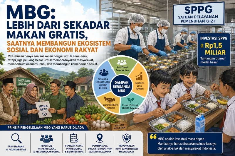 MBG: Lebih dari Sekadar Makan Gratis, Saatnya Membangun Ekosistem Sosial dan Ekonomi Rakyat"