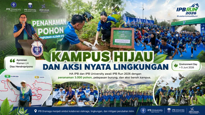 HA IPB Sukses Gelar IPB Run 2026, Ribuan Pelari Beraksi untuk Pendidikan dan Kelestarian Bumi