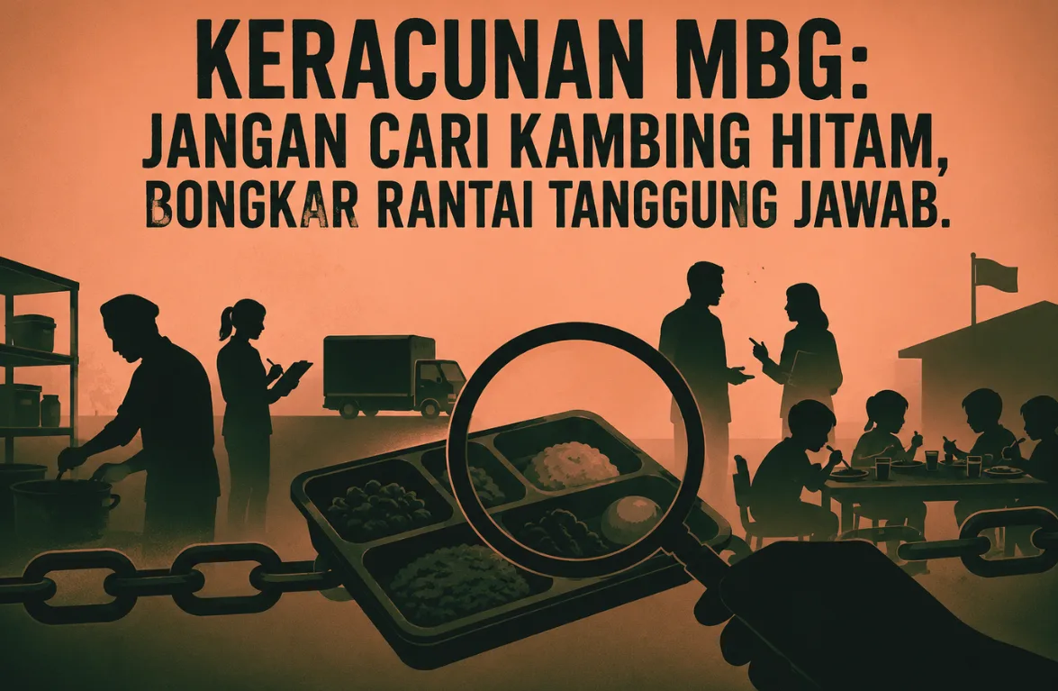 KERACUNAN MBG: JANGAN CARI KAMBING HITAM, BONGKAR RANTAI TANGGUNG JAWAB